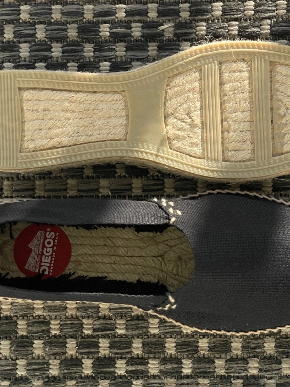 Black Espadrille Slip-On Women’s Shoe FROM SPAIN